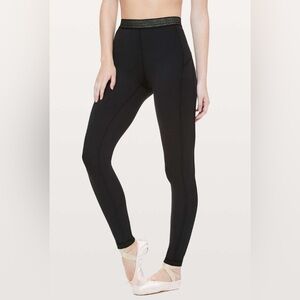 Lululemon Principal Dancer Golden Lining Tight 28"